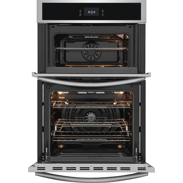 Frigidaire Gallery 27-inch Stainless Steel Electric Wall Oven and Microwave Combo GCWM2767AF - main